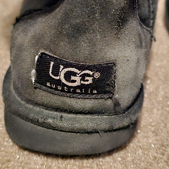 UGG Black Suede Boots Size‎ 8 - Picture 4 of 8